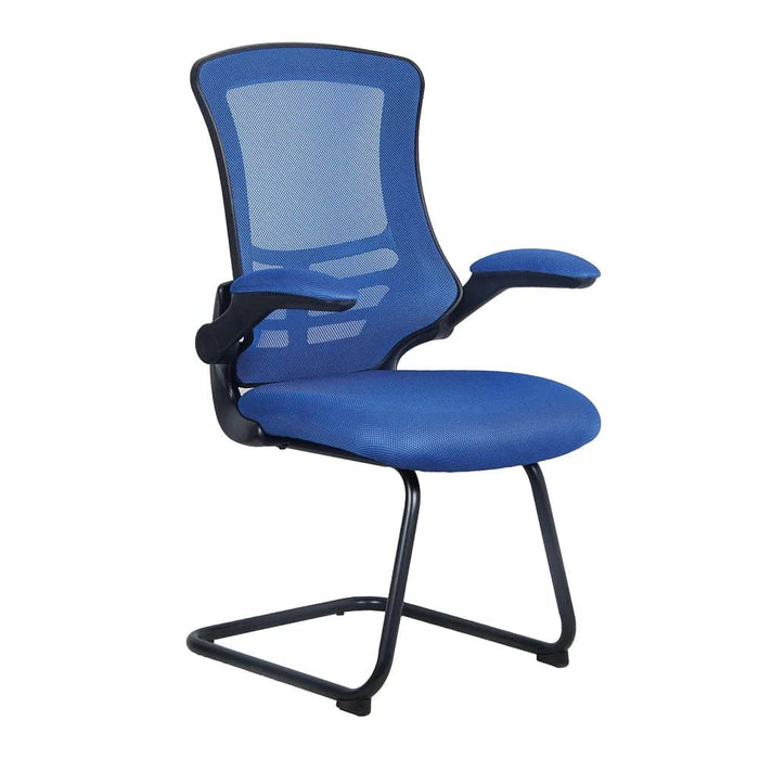 Nautilus Designs Cantilever Chair Bcm/L1302V/Bl Non Height Adjustable Blue Black