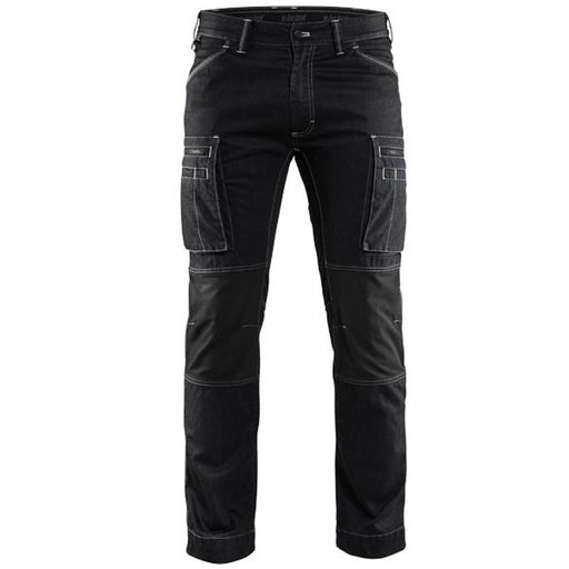 BLÅKLÄDER Trousers 14591142 Cottone, PA (Polyamide) Black Size 44R