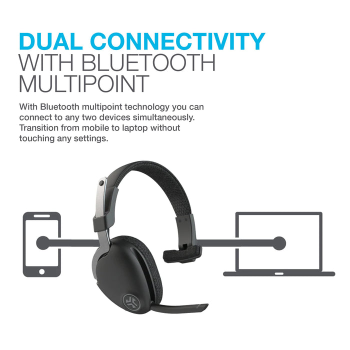 JLab Audio JBuds Work Wireless Bluetooth Black Headset