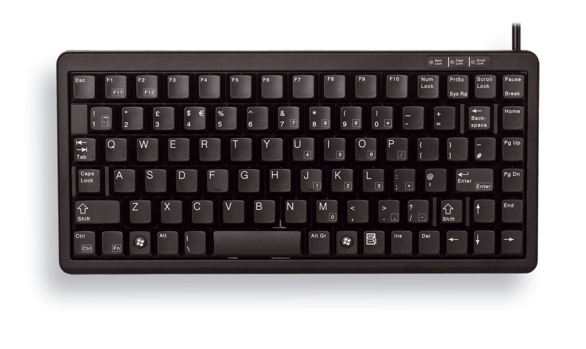 CHERRY USB Compact Wired Keyboard G84-4100 QWERTY Black