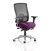 Dynamic Synchro Tilt Task Operator Chair Height Adjustable Arms Regent Tansy purple Seat Without Headrest High Back