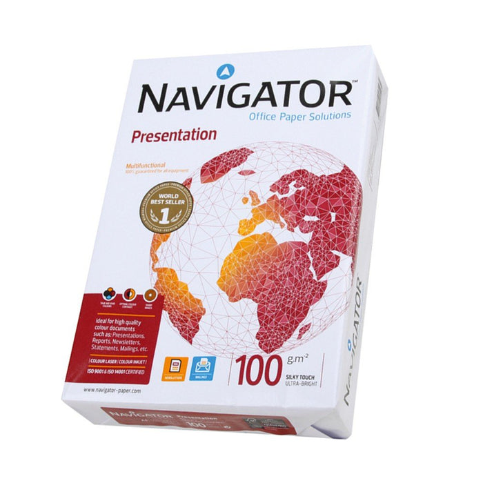 Navigator A4 Printer Paper White 100 gsm Matt 500 Sheets