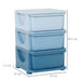 HOMCOM Kids Storage Box Blue 37 x 56.5 cm