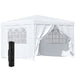 OutSunny Pop Up Gazebo Outdoors Water proof White 3000 x 3000 mm