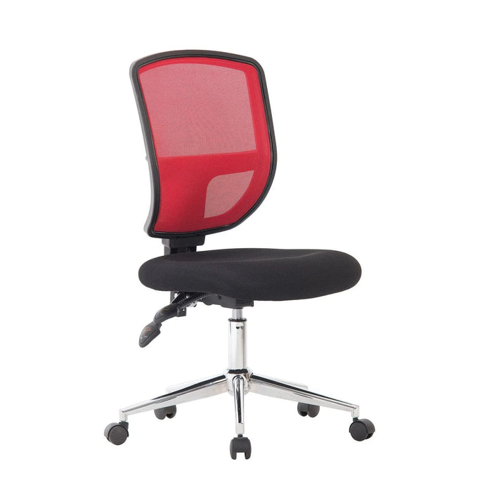 Nautilus Designs Office Chair Bcm/K512/Rd Mesh Red Chrome