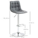 HOMCOM Bar Stool 835-743V70GY Grey