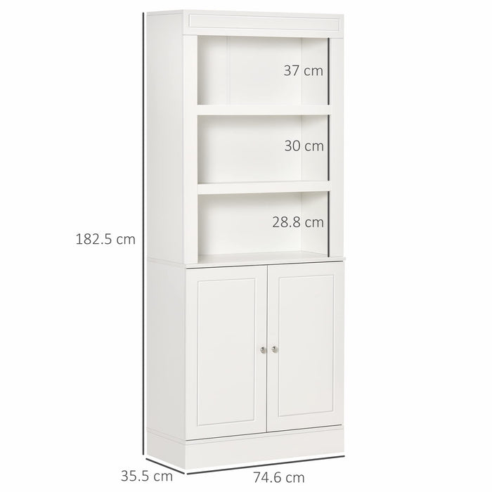 HOMCOM Kitchen Cabinet White 355 x 1,825 mm