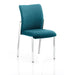 Dynamic Visitor Chair Academy Seat Maringa Teal Without Arms Fabric