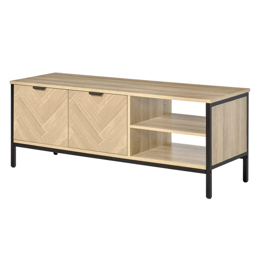 Homcom TV Unit Natural Wood Finish 400 x 460 mm