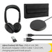 Jabra Evolve2 65 Flex MS Stereo - Headset - on-ear - Bluetooth - wireless - active noise cancelling - USB-A - black - with wireless charging pad - Certified for Microsoft Teams