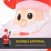 HOMCOM Christmas Santa Claus Inflatable Red 85 x 240 cm