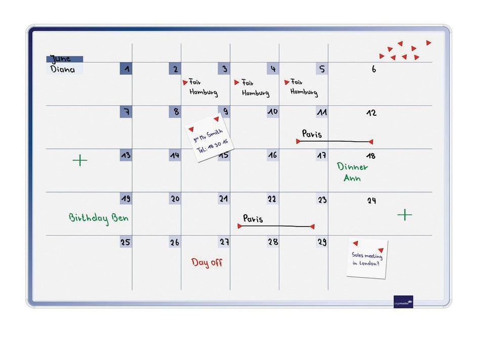 Legamaster Planning Board White 90 x 60 cm