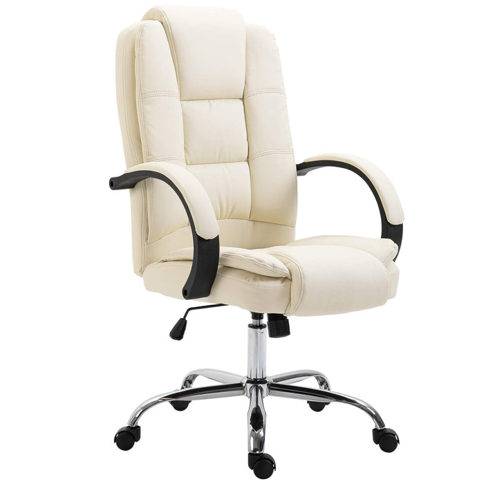 Vinsetto Office Chair Brown PU, Sponge, Chrome, Nylon 921-137BN