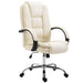 Vinsetto Office Chair Brown PU, Sponge, Chrome, Nylon 921-137BN