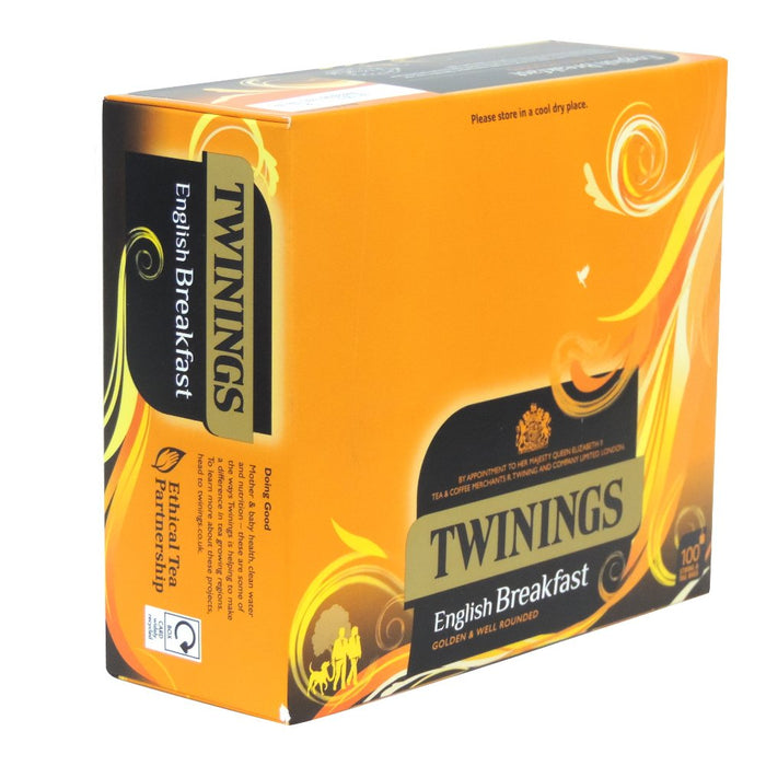 Twinings English Breakfast Black Tea Bags Pack of 100