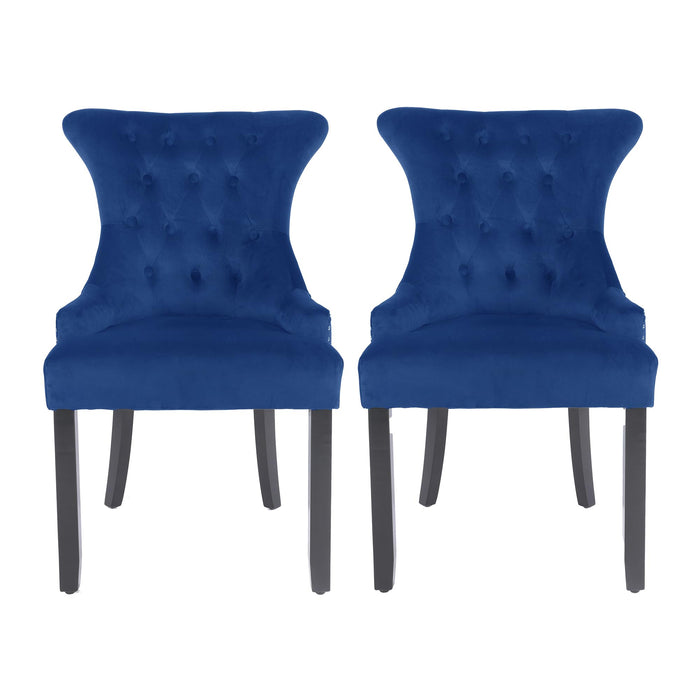 NEO Dining Chairs Non Height Adjustable Blue 2XKNOC-CHR-BLUE 530 (W) x 660 (D) x 920 (H) mm Pack of 2