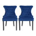 NEO Dining Chairs Non Height Adjustable Blue 2XKNOC-CHR-BLUE 530 (W) x 660 (D) x 920 (H) mm Pack of 2