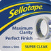 Sellotape Tape PP (Polypropylene) 24 mm x 50 m Transparent