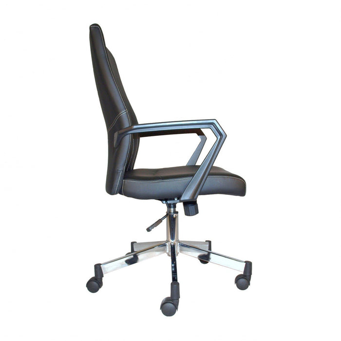 Alphason Basic Tilt Office Chair with Armrest and Adjustable Seat Brooklyn Black