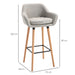 HOMCOM Bar Stool 835-011WT 1110 mm 495 mm White