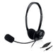 ewent EW3567 Wired Stereo Headset Over-the-head 3.5 mm Jack with Microphone Black