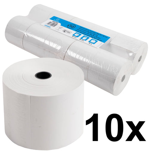 Exacompta Thermal Roll 60 mm x 80 mm x 12 mm x 76 m 55 gsm Pack of 10 Rolls