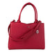 SOCHA Ladies Laptop Bag Cherry Red Midi 13.3 Inch Synthetic Leather Red 36 x 12 x 29 cm