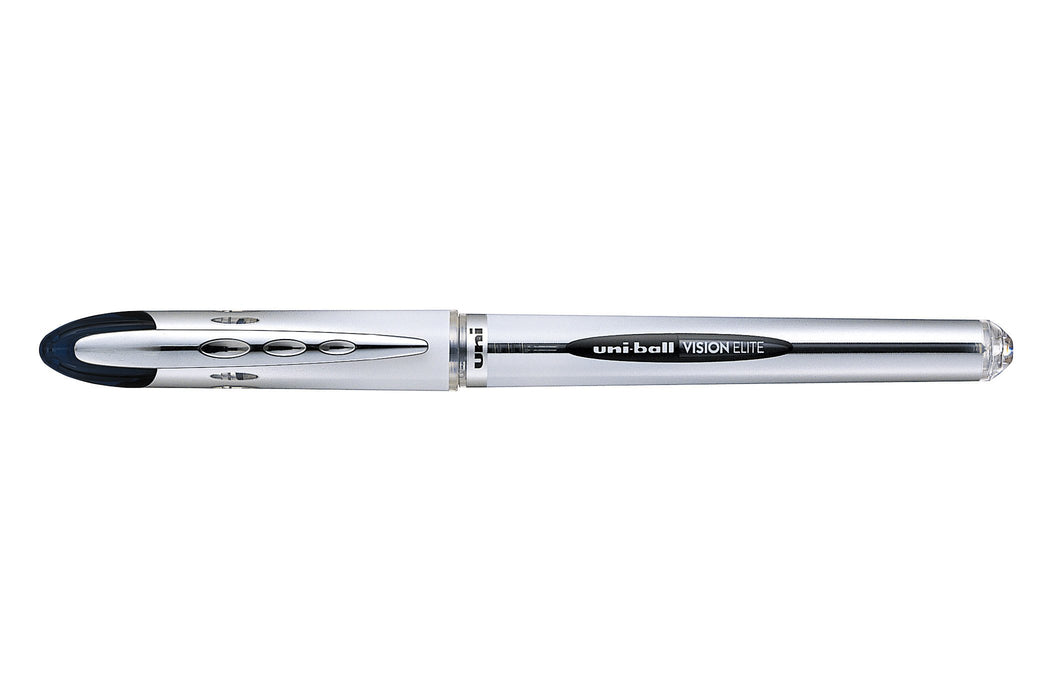 Uni-ball Vision Elite UB-200 Rollerball Pen 0.6 mm Black Pack of 3