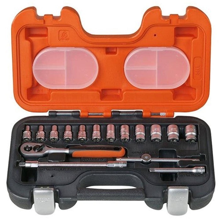 S160 Socket Set of 16 Metric 1.4in Drive