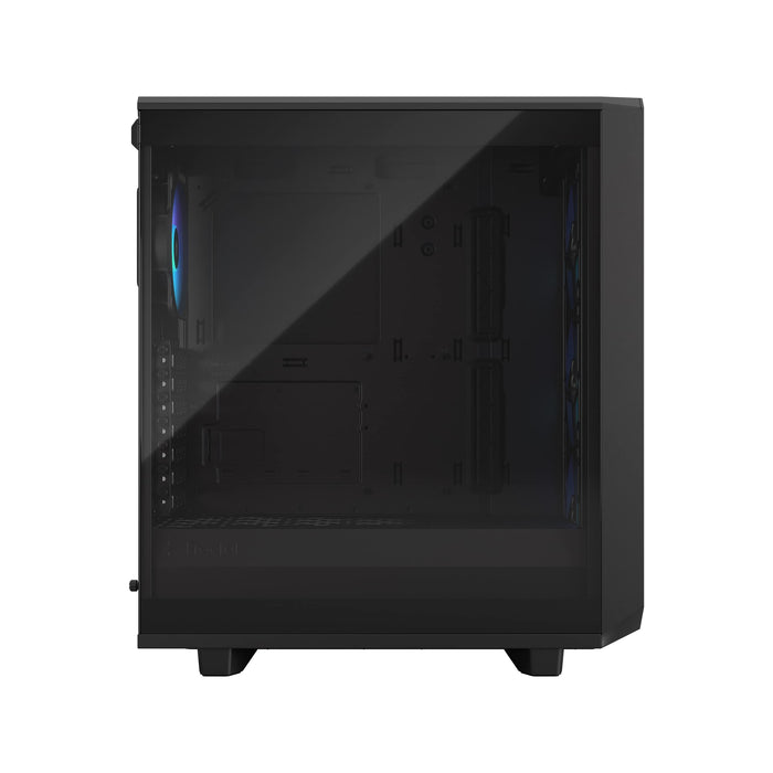 Fractal Meshify 2 Compact Lite RGB Black Tempered Glass Light Tint Mid Tower PC Case