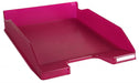 Exacompta Letter Tray Combo Midi Purple, Translucent Pack of 6