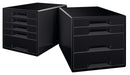 Leitz Cube Drawer Unit 5 52531095 A4 Maxi Black 28.7 x 36.3 x 27 cm