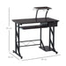 HOMCOM Computer Desk Black 500 x 950 mm