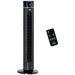 HOMCOM Tower Fan Non Height Adjustable 60 W ABS (Acrylonitrile Butadiene Styrene) Black 32 x 32 x 106.8 cm