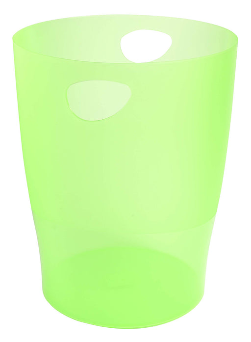 Exacompta Waste Paper Bin EcoBin 15L 26.3 x 26.3 x 33.5 cm Apple Green Pack of 8