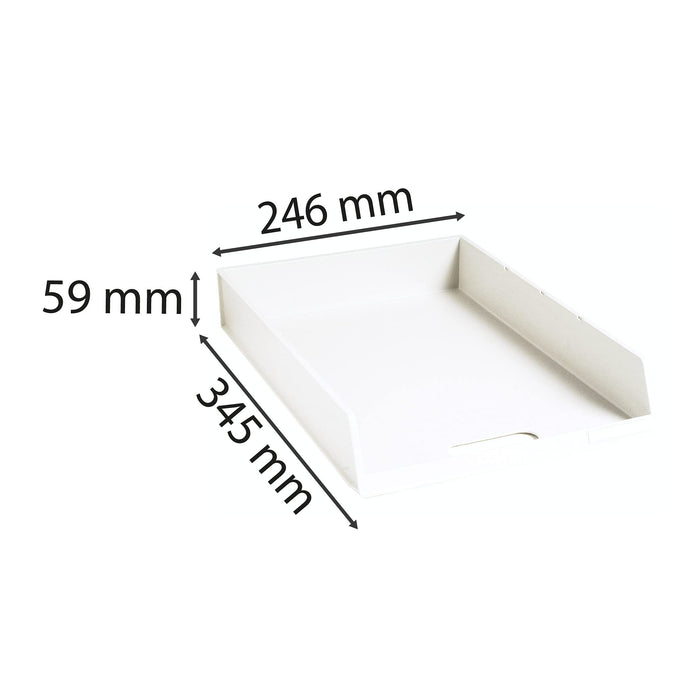 Exacompta Letter Tray C4 White Pack of 6