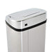 HOMCOM Trash Can 430 Stainless Steel Silver 25 x 84 cm