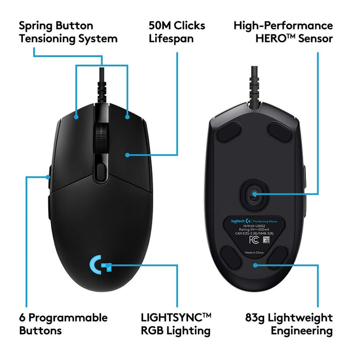 Logitech Gaming Mouse 910-005440 Black