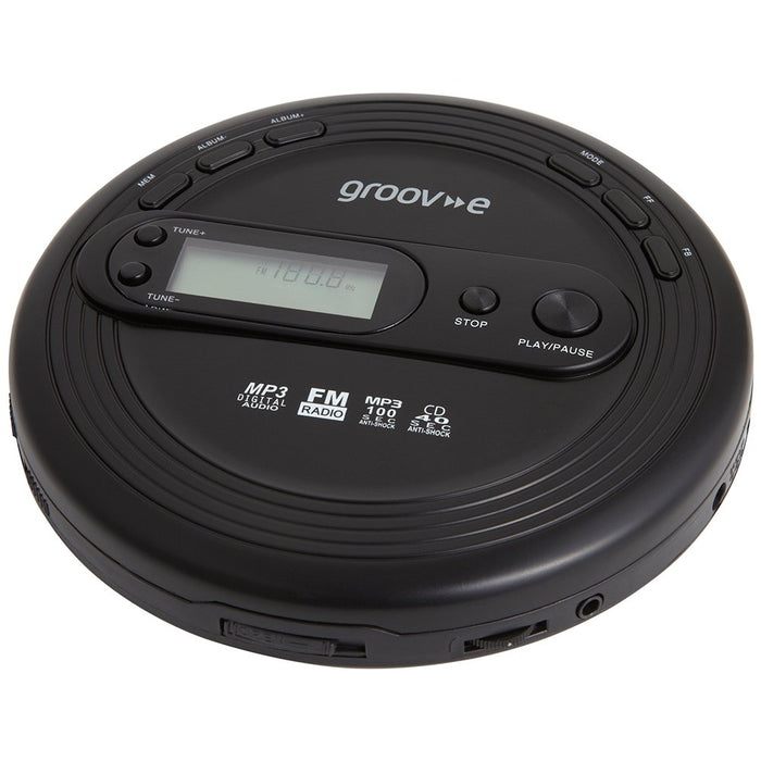 Groove-e Personal CD Player GVPS210/BK Black