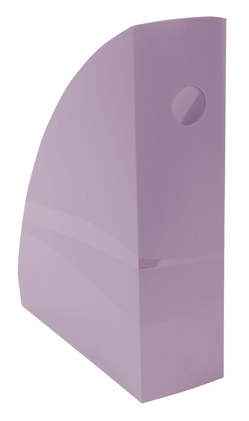 Exacompta Mag-Cube Magazine File 18264D A4+ PS (Polystyrene) Pastel Mauve 82 x 266 x 305 mm