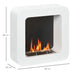 HOMCOM Fireplace 820-326V00WT Metal