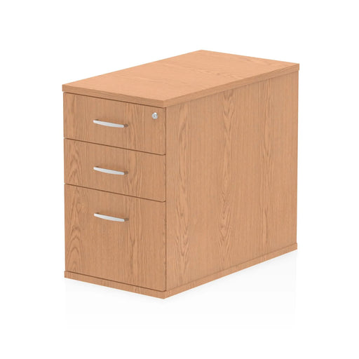 Impulse 800 Desk High Pedestal 3 Drawer Oak 430 x 800 x 730 mm