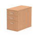 Impulse 800 Desk High Pedestal 3 Drawer Oak 430 x 800 x 730 mm