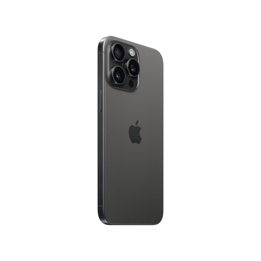 Apple iPhone 15 Pro Max - 5G smartphone - dual-SIM / Internal Memory 256 GB - OLED display - 6.7" - 2796 x 1290 pixels (120 Hz) - 3x rear cameras 48 MP, 12 MP, 12 MP - front camera 12 MP - black titanium