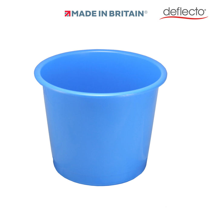 Plastic Waste Bin 14L Blue 31.4 x 31.4 x 25.4 cm