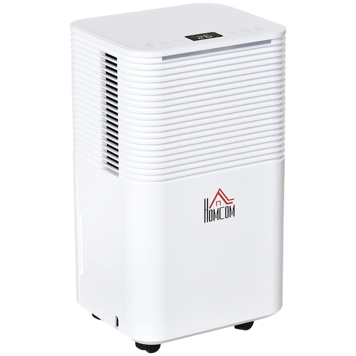 HOMCOM Dehumidifier 821-017V71 2.5 (W) x 2.2 (D) x 4.45 (H) cm