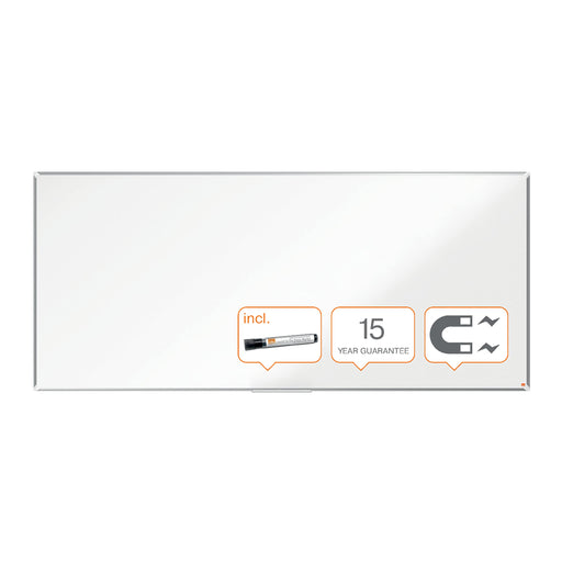 Nobo Premium Plus Whiteboard 1915164 Wall Mounted Magnetic Lacquered Steel 270 x 120 cm