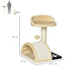 PawHut Cat Tree Beige 360 mm x 360 mm x 440 mm