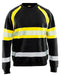 BLÅKLÄDER Sweater 33591158 Cotton Black, Yellow Size M