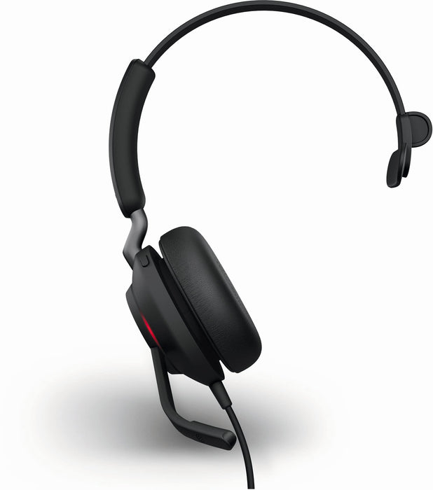 Jabra Evolve2 40 SE UC Mono - Headset - on-ear - wired - USB-C - noise isolating - Optimised for UC